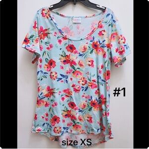 Lularoe women lady Iris tunic top size XS worn good conditions